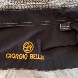 Men’s dress shirt by Giorgio Bellini, size Large.